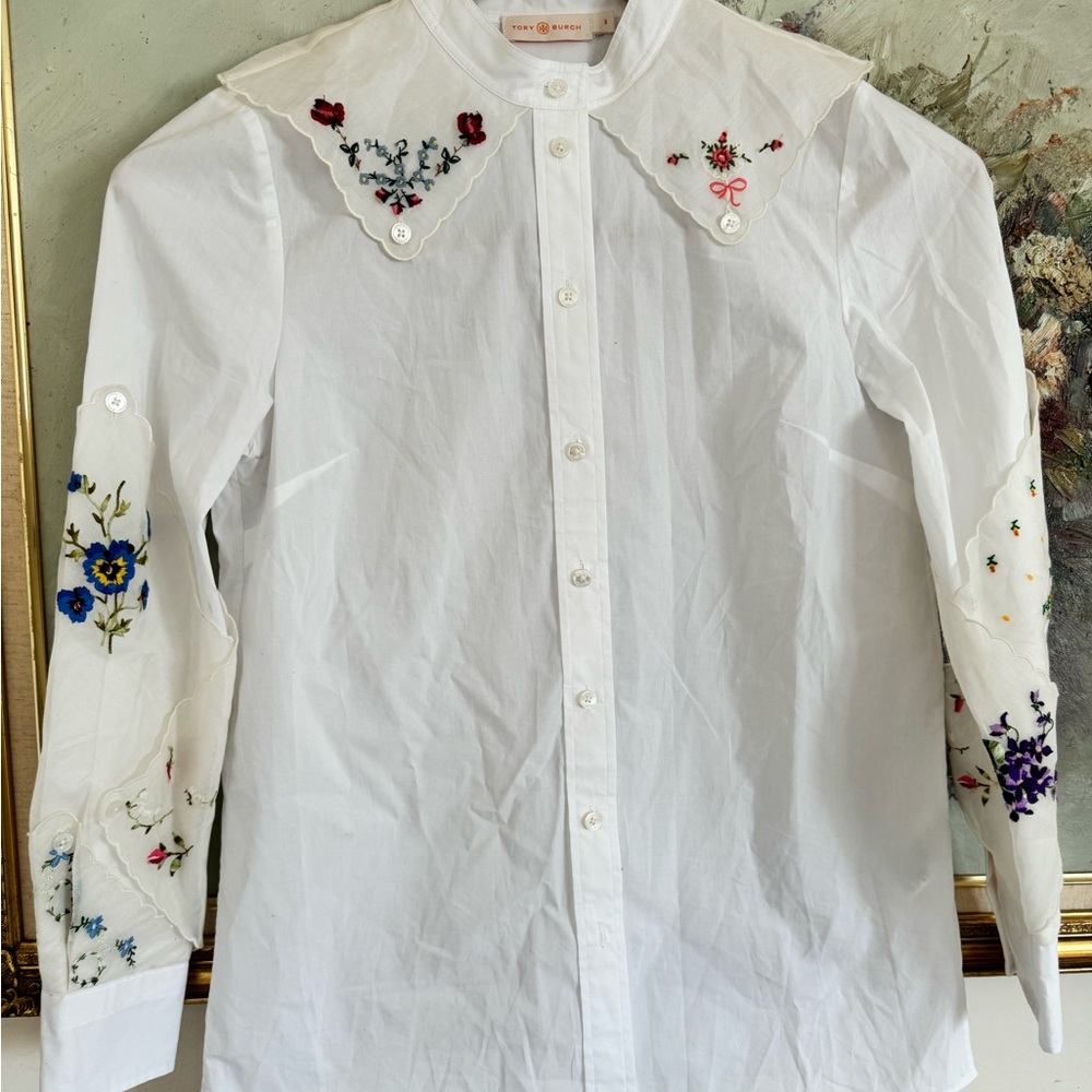 Tory Burch “Afternoon Tea” Blouse